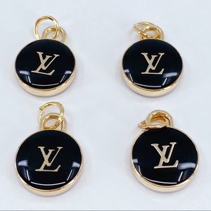 Set of 4 LV bag charms